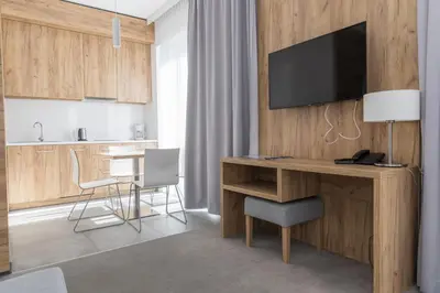 Telewizja i/lub zestaw kina domowego w obiekcie VacationClub - Aparthotel Czarna Góra 221
