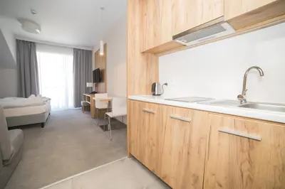 Kuchnia lub aneks kuchenny w obiekcie VacationClub - Aparthotel Czarna Góra 309