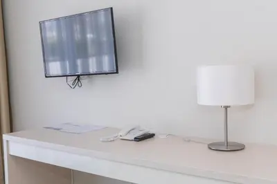 Telewizja i/lub zestaw kina domowego w obiekcie VacationClub - Solden Apartament 18