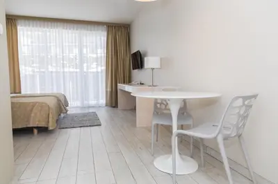 Telewizja i/lub zestaw kina domowego w obiekcie VacationClub - Solden Apartament 29