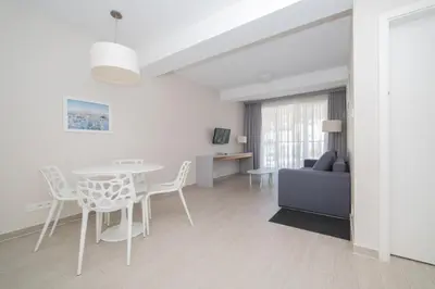 Telewizja i/lub zestaw kina domowego w obiekcie VacationClub - Stubai Apartament 16