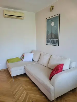 Część wypoczynkowa w obiekcie Apartament przy Rynku z garażem