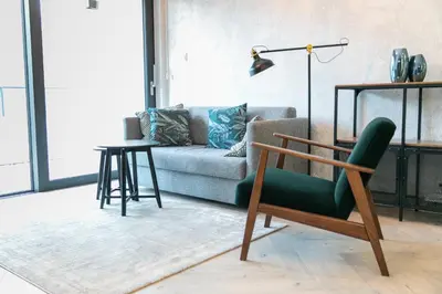 Część wypoczynkowa w obiekcie VacationClub – Ogrody Pieniawskie Apartament 21