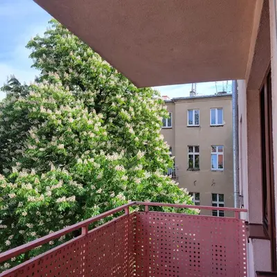 Budynek, w którym mieści się apartament