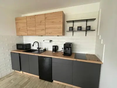 Kuchnia lub aneks kuchenny w obiekcie Apartamenty Stronie Śląskie