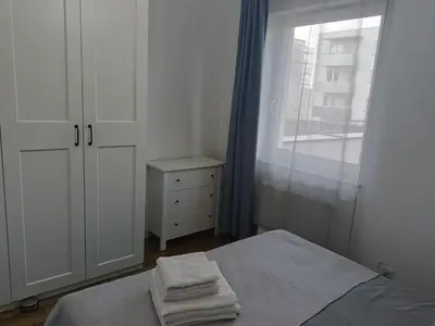 Łóżko lub łóżka w pokoju w obiekcie Oława Jodłowa