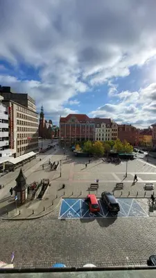 Budynek, w którym mieści się apartament
