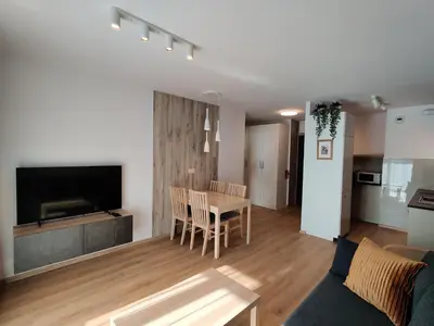 Telewizja i/lub zestaw kina domowego w obiekcie Panda