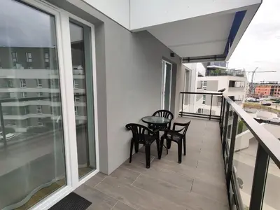 Balkon lub taras w obiekcie Panda