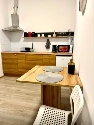 Kuchnia lub aneks kuchenny w obiekcie Centrum Legnica