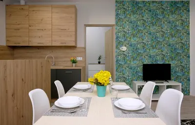 Telewizja i/lub zestaw kina domowego w obiekcie Apartament Piwna 13