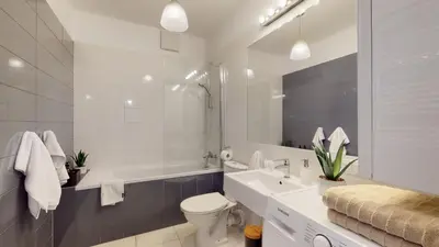 Łazienka w obiekcie Kurkowa 14 Tectum Apartments