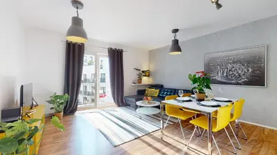 Część wypoczynkowa w obiekcie Kurkowa 14 Tectum Apartments
