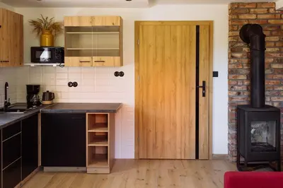 Kuchnia lub aneks kuchenny w obiekcie Apartamenty Koziołek