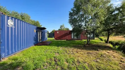 Ogród w obiekcie Arche Siedlisko Piłka Boisko