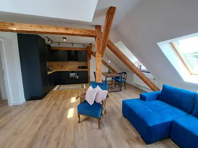 Część wypoczynkowa w obiekcie PIASTA STREET APARTMENT