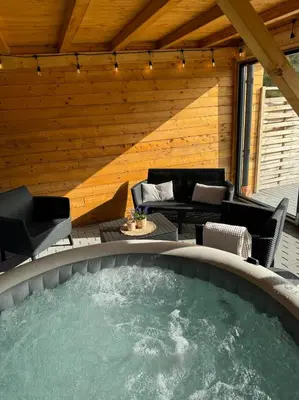 Plan piętra w obiekcie Domki Nad Stawami z Jacuzzi i Sauną 1