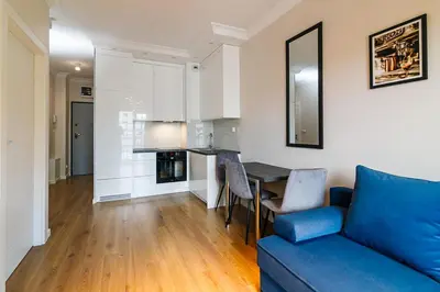Kuchnia lub aneks kuchenny w obiekcie Apartament Bulwar Staromiejski Stare Miasto Centrum