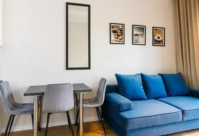 Część wypoczynkowa w obiekcie Apartament Bulwar Staromiejski Stare Miasto Centrum