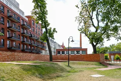 Budynek, w którym mieści się apartament