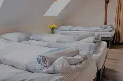 Łóżko lub łóżka w pokoju w obiekcie Dębina30 - Naturalnie odpoczniesz