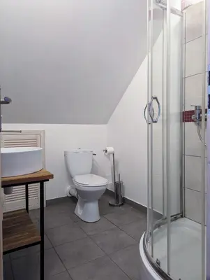 Łazienka w obiekcie Dębina30 - Naturalnie odpoczniesz