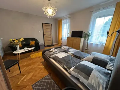 Łóżko lub łóżka w pokoju w obiekcie ARTHOME