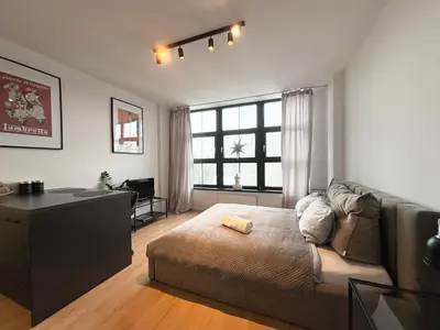 Plan piętra w obiekcie Bierutowska Park Studio od WroApart-PL