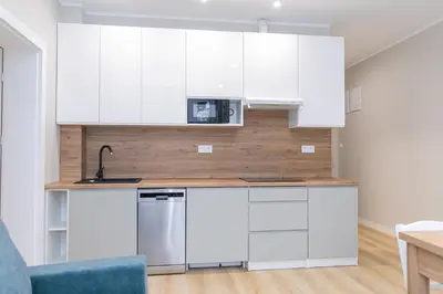 Kuchnia lub aneks kuchenny w obiekcie VacationClub – Zdrojowa 7 Apartament 6