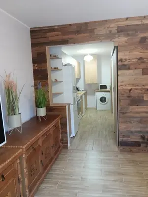Kuchnia lub aneks kuchenny w obiekcie Apartament Osiedle Bajkowe