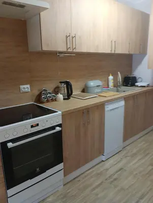 Kuchnia lub aneks kuchenny w obiekcie Apartament Osiedle Bajkowe