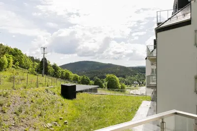 Widok na góry z tego apartamentu