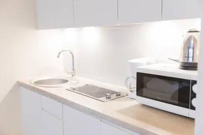 Kuchnia lub aneks kuchenny w obiekcie VacationClub - Ischgl Apartament 19