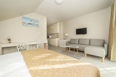 Telewizja i/lub zestaw kina domowego w obiekcie VacationClub - Ischgl Apartament 39