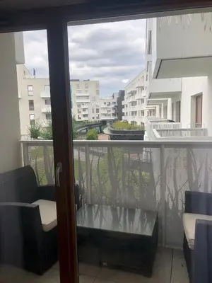 Balkon lub taras w obiekcie Golden Apartment