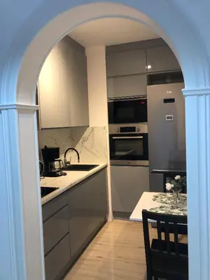 Kuchnia lub aneks kuchenny w obiekcie Golden Apartment