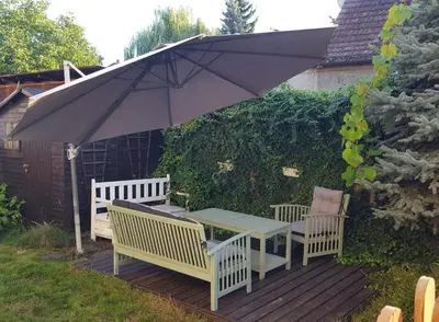 Ogród w obiekcie Mieszkanie z ogródkiem