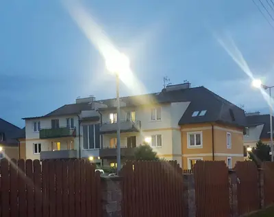 Budynek, w którym mieści się apartament