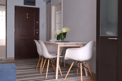 Plan piętra w obiekcie Mieszkanie z ogródkiem