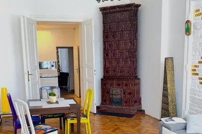 Część wypoczynkowa w obiekcie RynekArt Apartment