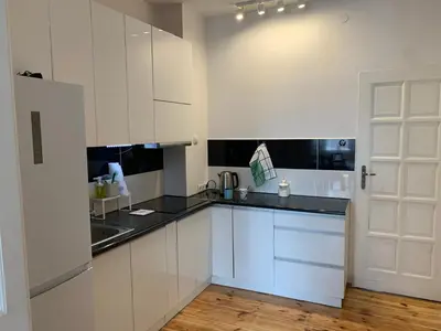 Kuchnia lub aneks kuchenny w obiekcie RynekArt Apartment