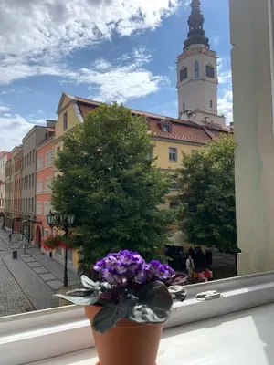 Budynek, w którym mieści się apartament