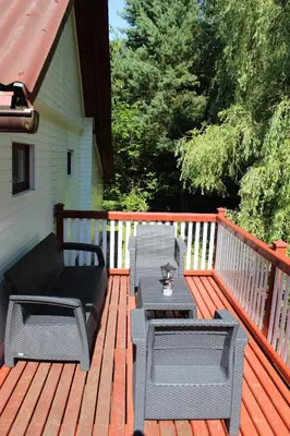 Balkon lub taras w obiekcie Niezapominajka