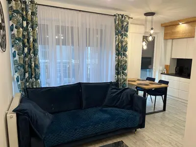 Część wypoczynkowa w obiekcie Apartament Korczak Park