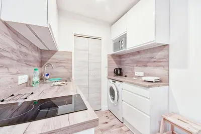 Kuchnia lub aneks kuchenny w obiekcie Stawowa Standard Studio by BookingHost