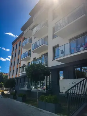 Budynek, w którym mieści się apartament