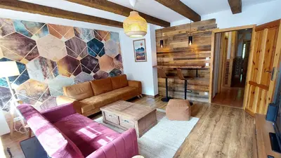 Część wypoczynkowa w obiekcie Apartament Międzygórski