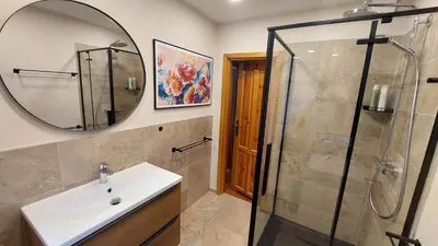 Łazienka w obiekcie Apartament Międzygórski