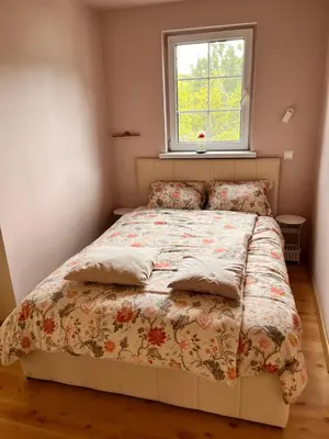 Łóżko lub łóżka w pokoju w obiekcie U Piekarza za Piecem