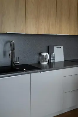 Kuchnia lub aneks kuchenny w obiekcie Apartament Miodowy - Penthouse z balkonem